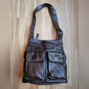 Fossil genuine leather shoulder bag